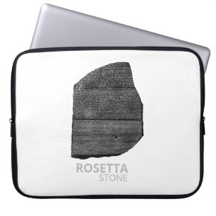 Rosetta Stone pharaoh-Sprachen Dolmetschschlüssel Laptopschutzhülle