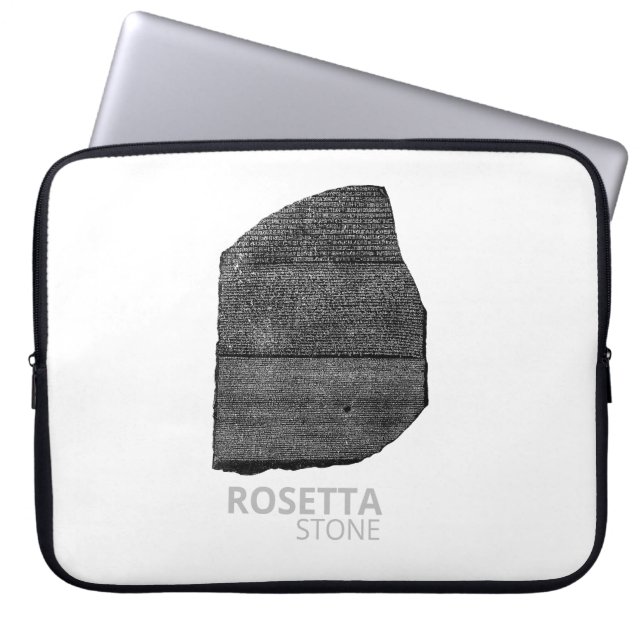 Rosetta Stone pharaoh-Sprachen Dolmetschschlüssel Laptopschutzhülle (Vorderseite)