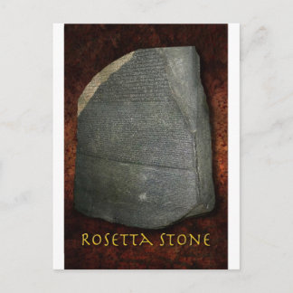 Rosetta Stone Postkarte