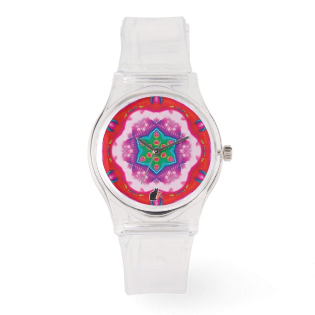 Rosette Kaleidoscope Watch Armbanduhr (Vorderseite)