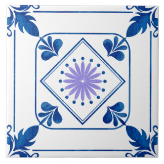 Rosette (Lilac) Keramik Tile Fliese