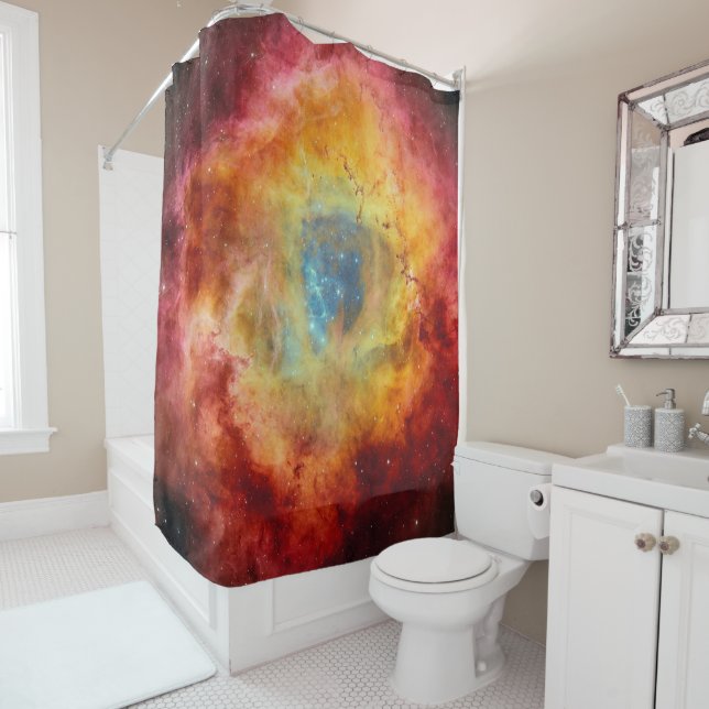 Rosette Nebula Duschvorhang (Beispiel)