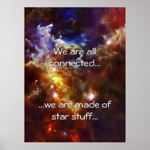 Rosette-Nebula-Kinderzimmer Poster