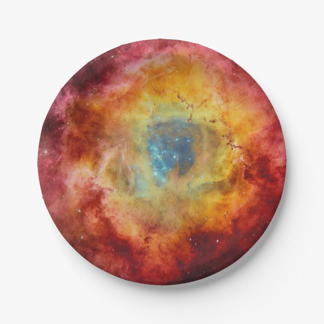 Rosette Nebula Pappteller (Vorderseite)