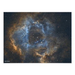 Rosette Nebula von Astrophotograf Eric Dreher Fotodruck