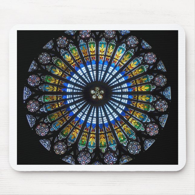 Rosette Straßburger Münster Mousepad (Vorne)