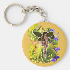 Rosette Succulent Besucher Schlüsselanhänger