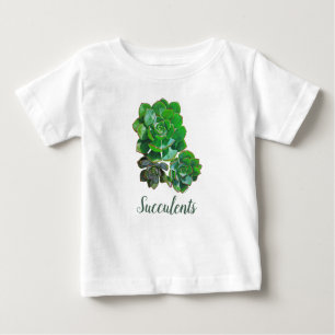 Rosette Succulents Baby T - Shirt