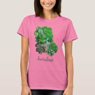 Rosette Succulents - Frauentop T-Shirt