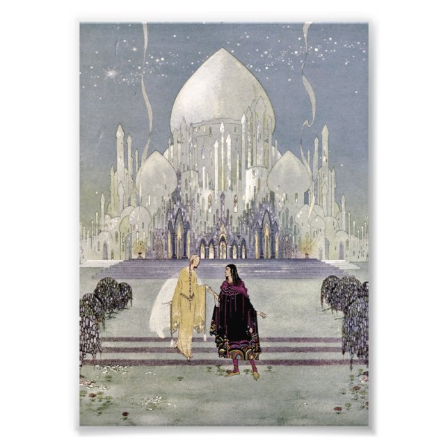 Rosette und Prinz Charmant Fotodruck (Vorne)