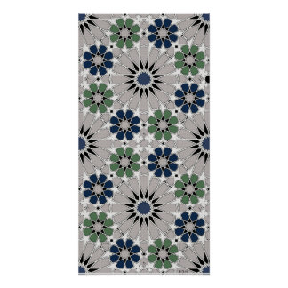 Rosettes marokkanischen Stil 4, 16 und 8 Poster
