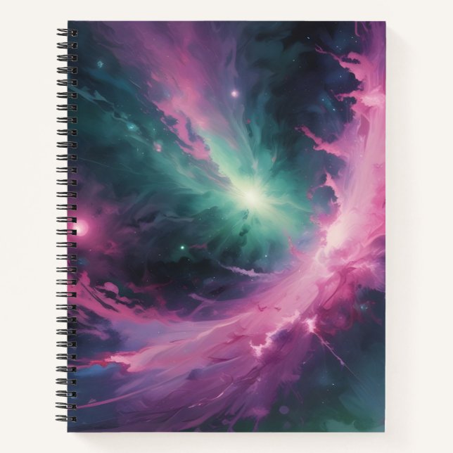 Roseus et Viridis Notizbuch (Vorderseite)