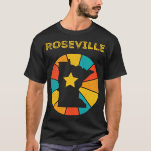 Roseville Minnesota Vintag Distressed Souvenir 1 T-Shirt