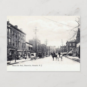 Roseville, Newark, New Jersey, Vintage Postkarte