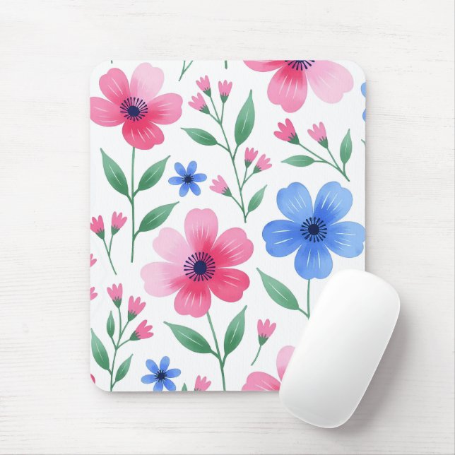  Rosewater Bloom Delight Mousepad (Mit Mouse)