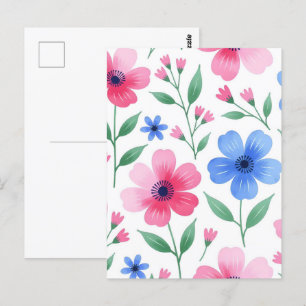 Rosewater Bloom Delight Postkarte