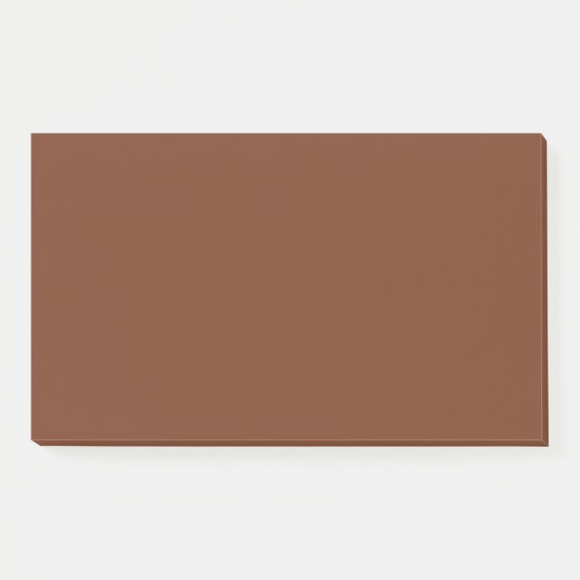 Rosewood Brown Post-it Klebezettel (Vorderseite)