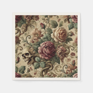 Rosewood Crematory - Gothic Floral Pillow Serviette
