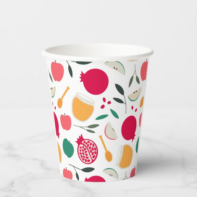 Rosh Hashana Pappbecher (Vorderseite)