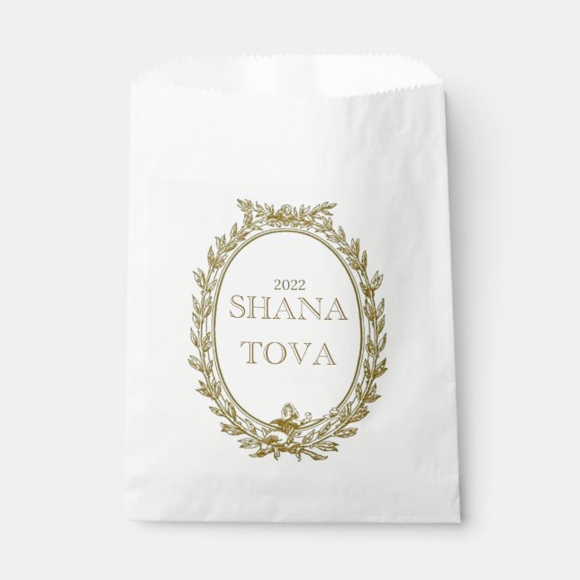 Rosh Hashana Parisian Gevor Food Bags Geschenktütchen (Vorderseite)