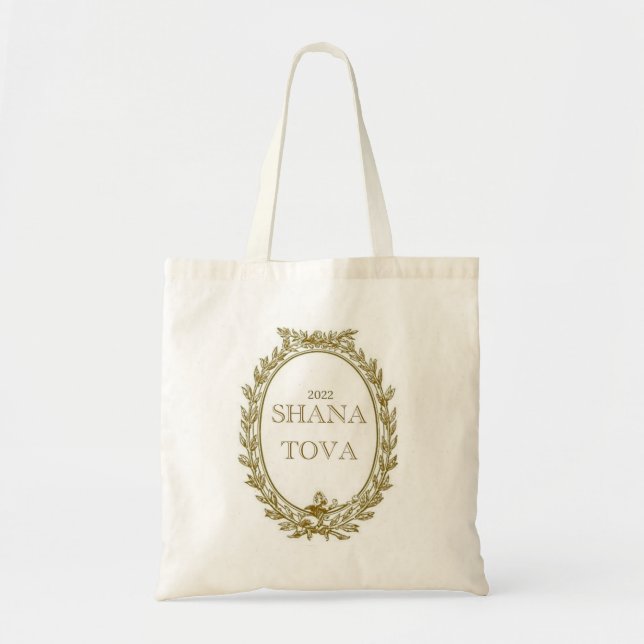 Rosh Hashana Parisian Inspiriert Tote Bag Tragetasche (Vorne)