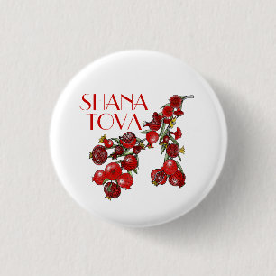 Rosh Hashana Pomegranates Button