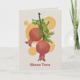 Rosh Hashana Shana Tova Jüdisches Neujahr Dankeskarte