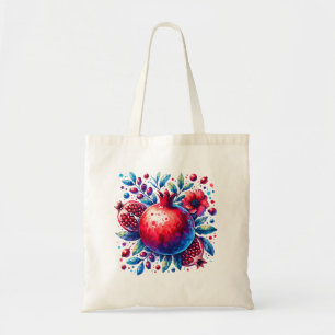 Rosh Hashana Wasserfarbe Pomegranat Tragetasche