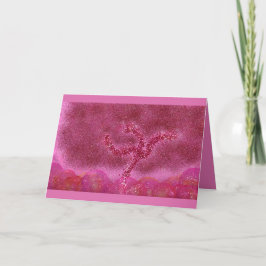 Rosh Hashanah ר א ש ה נ ש ה tanzenden Apfelbaum Dankeskarte