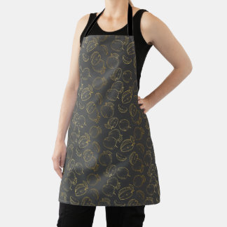 Rosh Hashanah Elegant Gold Apple Shana Tova Schürze