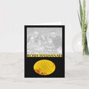 Rosh Hashanah Fotokarte Feiertagskarte