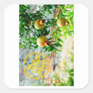 Rosh Hashanah, G’Mar Chatima Tova, Jom Kippur 5785 Quadratischer Aufkleber
