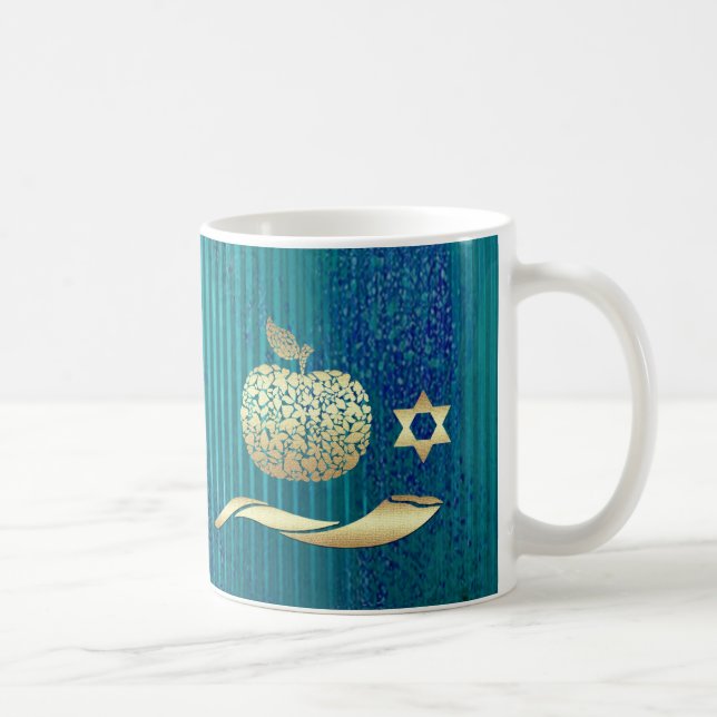 Rosh Hashanah | Jüdische Neujahrsgeschenke Tasse (Rechts)