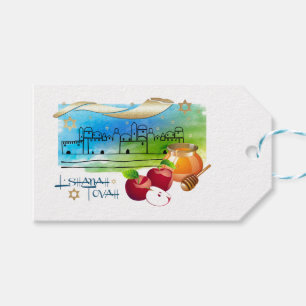 Rosh Hashanah Jüdische NeujahrsgeschenkTags Geschenkanhänger