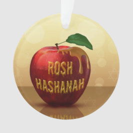 Rosh Hashanah Juwish New Year Honey Apple Ornament