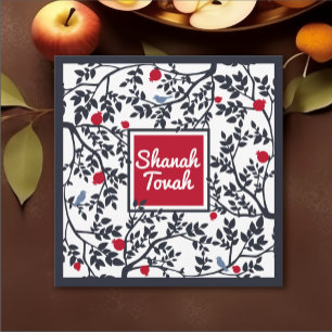 Rosh Hashanah Juwish New Year Shana Tovah Feiertagskarte
