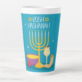 Rosh Hashanah Latte Tasse