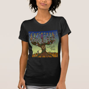 Rosh Hashanah L'Shanah Tovah Baum des Lebens Menor T-Shirt