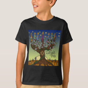 Rosh Hashanah L'Shanah Tovah Baum des Lebens Menor T-Shirt