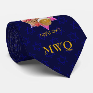 ROSH HASHANAH Monogram Krawatte