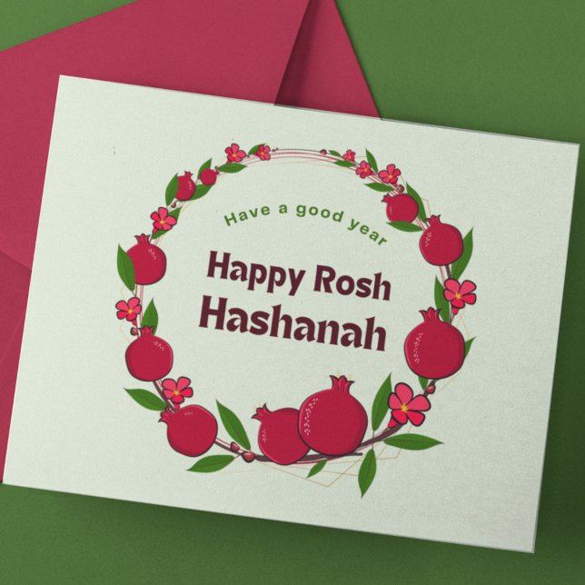 Rosh Hashanah Postkarte (Von Creator hochgeladen)