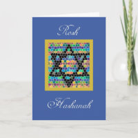 Rosh Hashanah-Stern von David-Mosaik