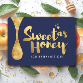 Rosh Hashanah Sweet as Honey Holiday Card Feiertagskarte