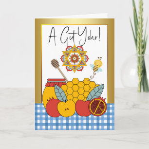 Rosh Hashanah Yiddish A Gut Yohr Karte