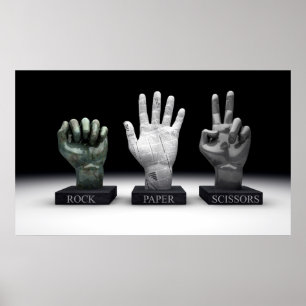 Roshambo - Schere für Rockpapiere Poster