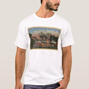 Rosicrucian Park, Brunnen und Garten-Ansicht T-Shirt