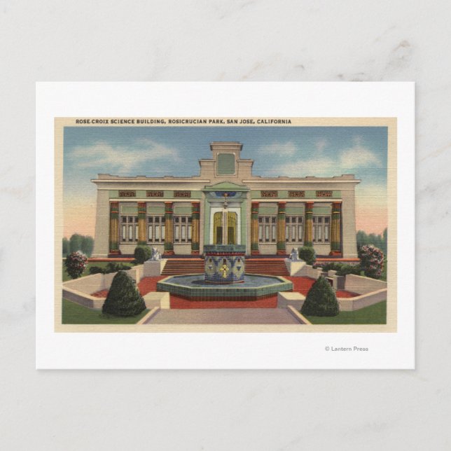 Rosicrucian Park, Rose-Croix Sciene Bldg Postkarte (Vorderseite)