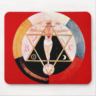 Rosicrucian Symbol des hermetischen Auftrages Mousepad