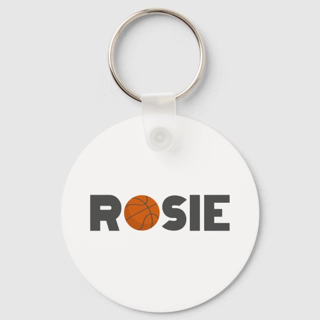 Rosie Basketball Schlüsselanhänger (Vorderseite)