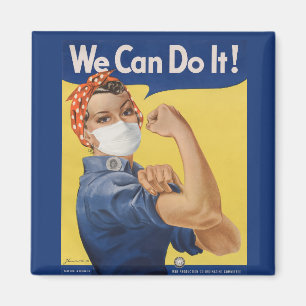 Rosie den Riveter "Wir können es schaffen!" Förder Magnet